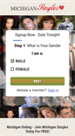 Mobile Screenshot of michigansingles.com